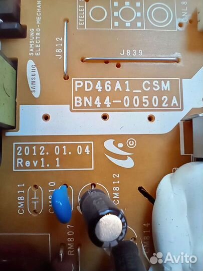 Плата питания BN44-00502a от тв samsung ue32es5500