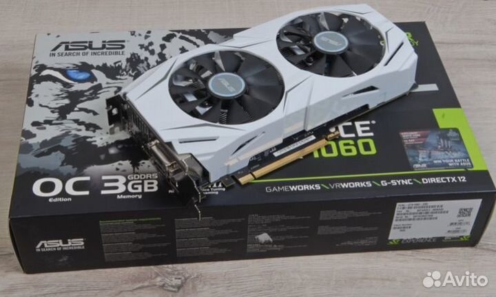 Видеокарта asus gtx 1060 3gb