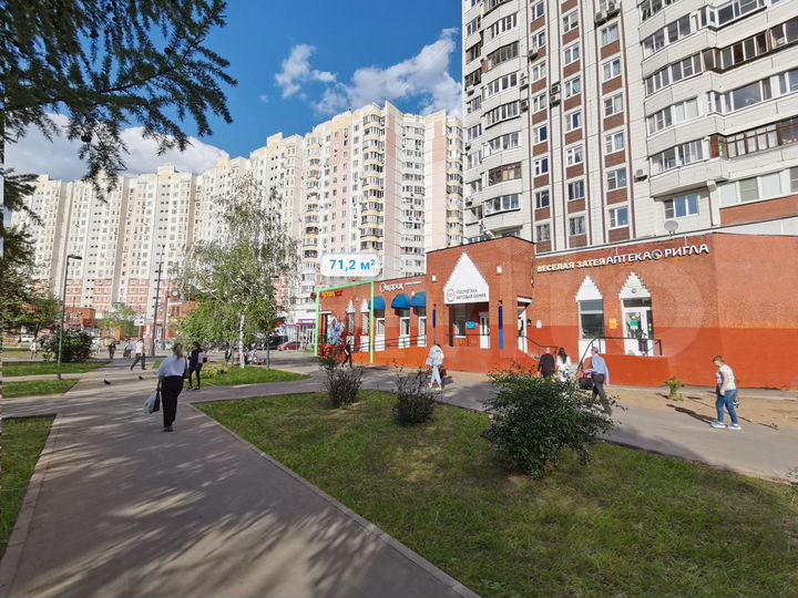 Помещение с арендатором 71 м², м. Братиславская