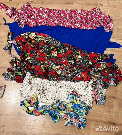 Ткань остатки от пошива пакетом