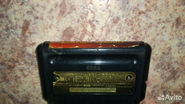 Оригинальный картридж Sega 