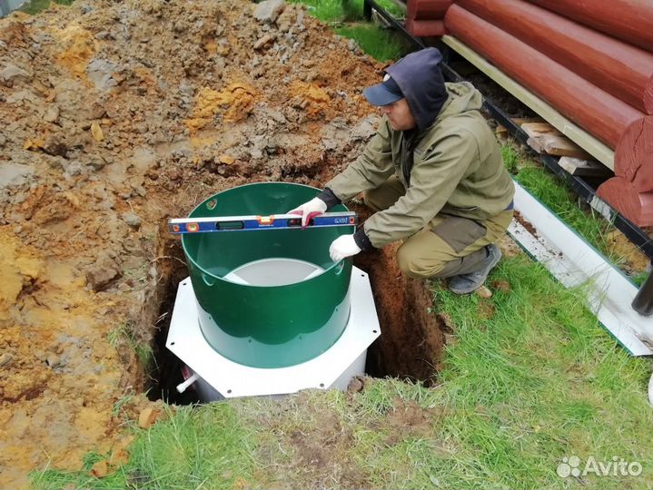 Установка септика под ключ от производителя