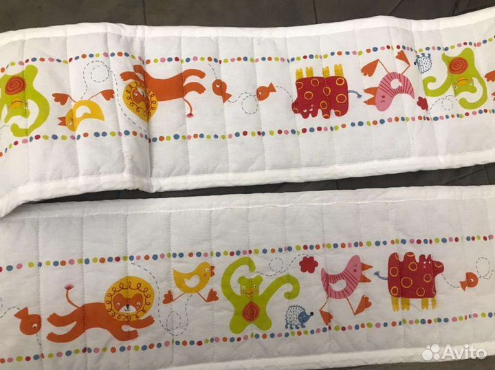 Бортик IKEA на детскую кроватку