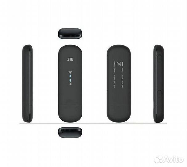 Модем ZTE MF79RU USB внешний, черный