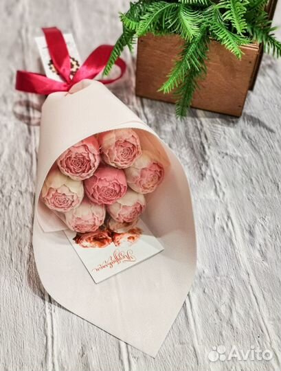 Букет из шоколадных пионов