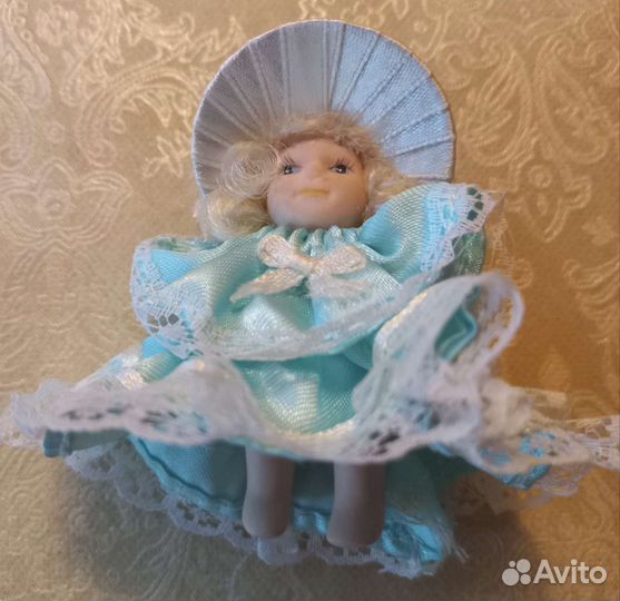 Мини кукла,фарфор,Европа
