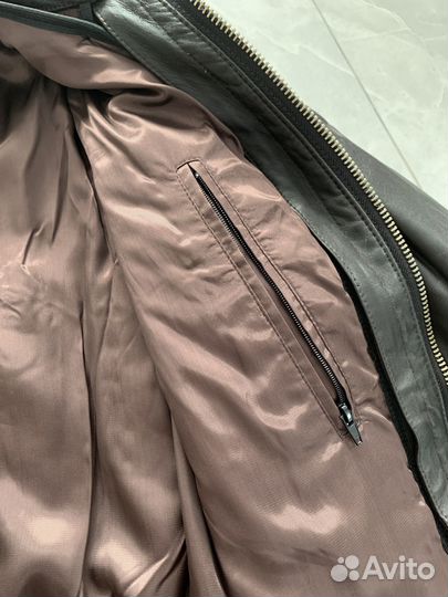 Куртка мужская лётная кожаная