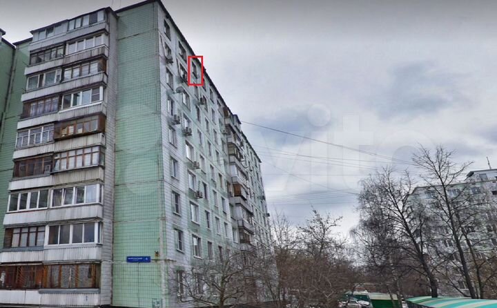 Комната 9,4 м² в 4-к., 9/9 эт.