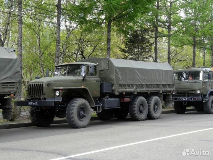 Тенты на военные грузовики Камаз, Урал