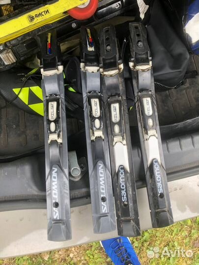 Крепления для лыж и лыжероллером