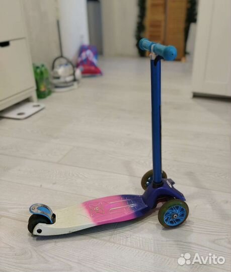 Самокат детский трехколесный бу