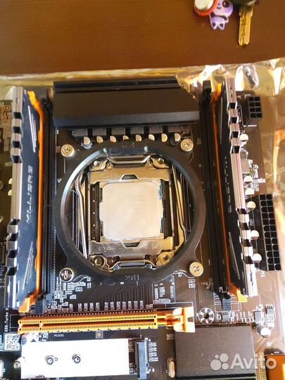 Материнская Плата Kllisre x99 2011V3+CPU 2630V4