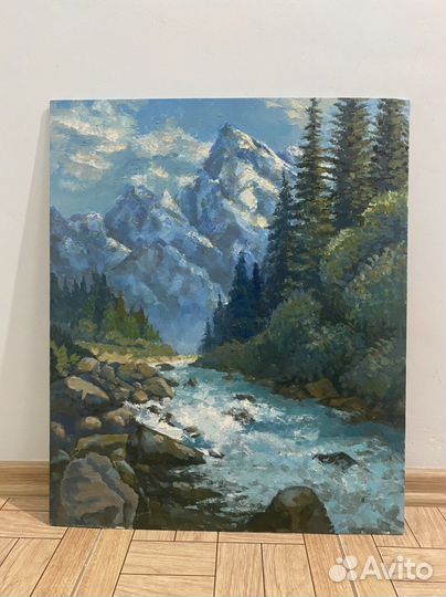 Картина маслом на холсте пейзаж
