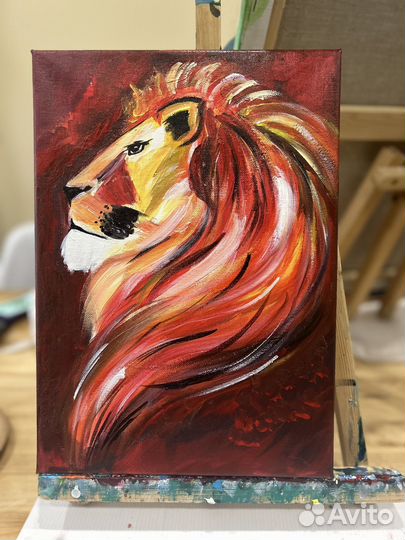 Картина Лев