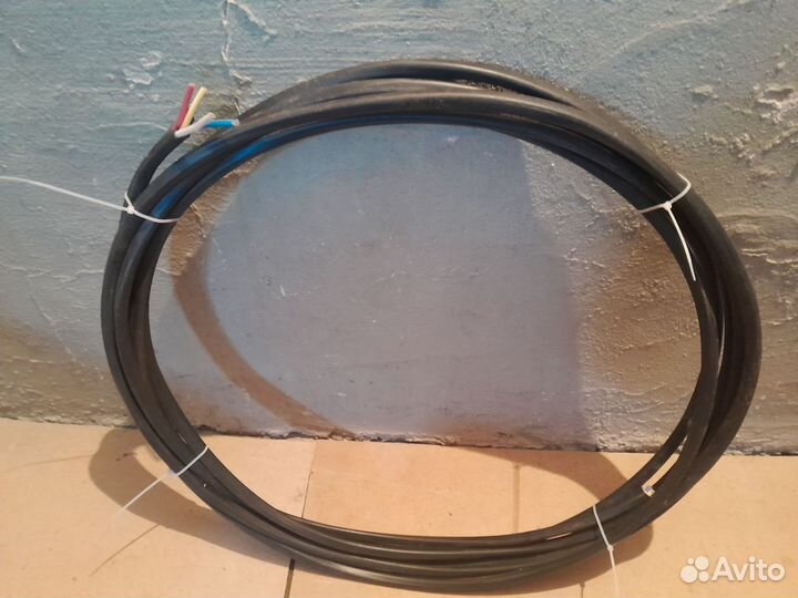 Продам медный кабель 4х10, 4х6. по 10 м