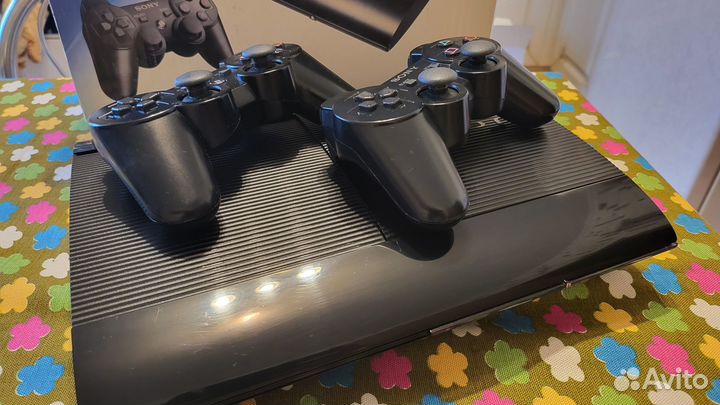 Sony Playstation 3 SSlim 500Gb+122игры прошита HEN