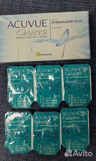 Линзы acuvue oasys двухнедельный