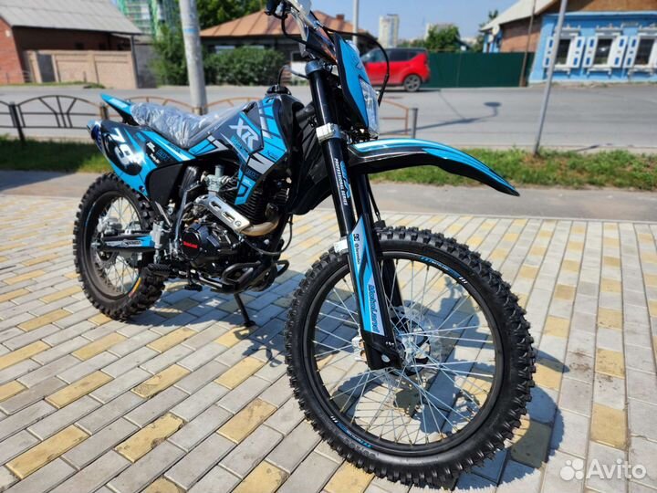 Мотоцикл Кросс Motoland XR 250 lite синий (172FMM)