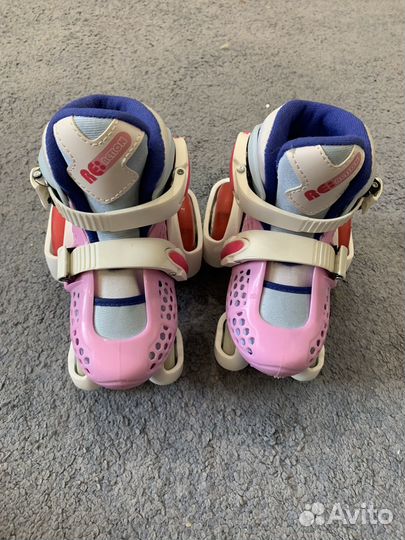Роликовые коньки детские 25-28 размер ReAction