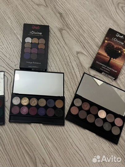 Палетки теней sleek