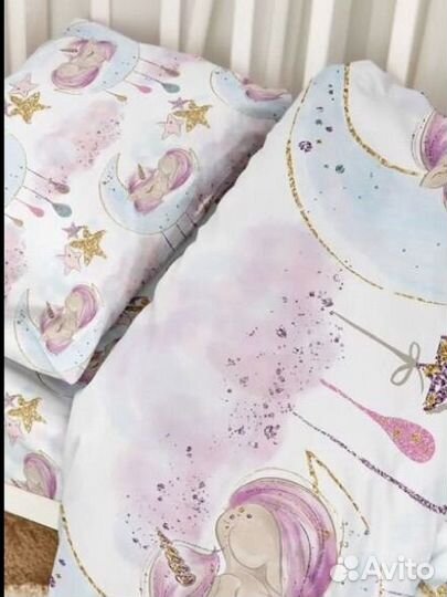 Бортики в кроватку детское постельное белье