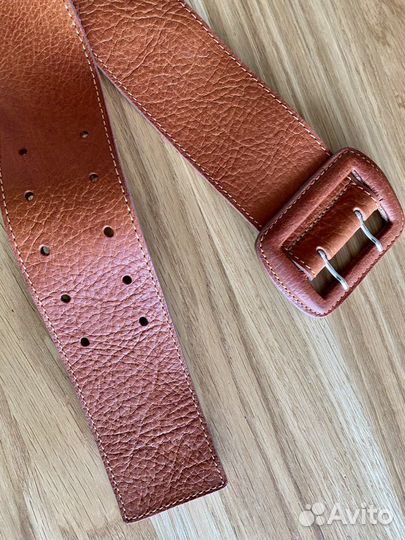 Ремень кожаный италия Stefanel