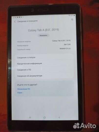 Планшет samsung galaxy tab A