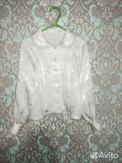 Рубашки школьные 122 128 для девочки