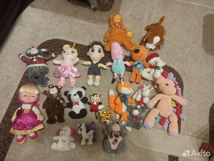 Игрушки пакетом для девочки