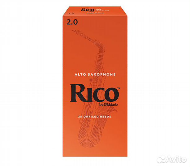 RJA2520 Rico Трости для саксофона альт, размер 2.0