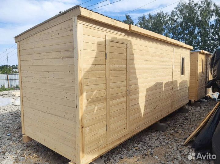 Бытовка деревянная с доставкой
