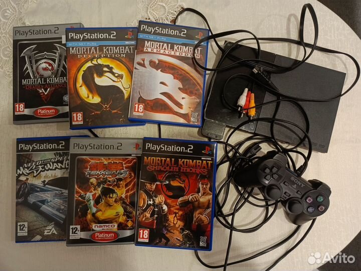 Sony PS2 + игры (лицензия)