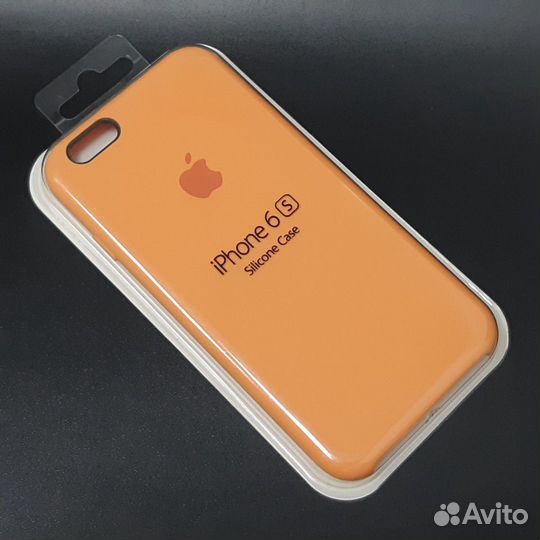 Силиконовый чехол на iPhone 6 / 6S абрикос