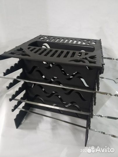 Мангал вертикальный разборный