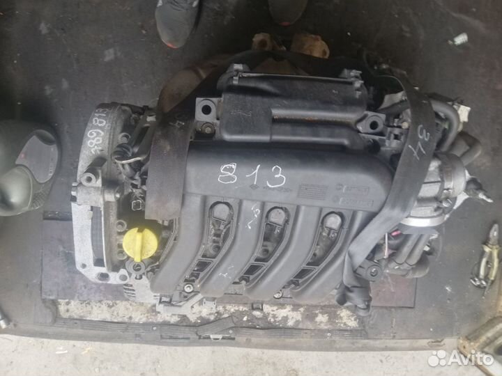 Двигатель Рено Меган 2 Сценик 2 K4M760 1.6 бензи