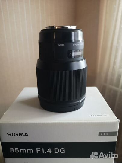 Объектив sigma 85 1.4 art canon
