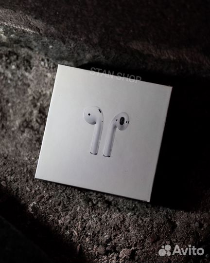 AirPods 2 premium (гарантия + бонус чехол)