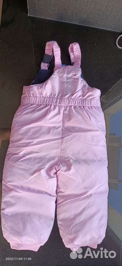 Детский зимний полукомбенизон-штаны Adidas