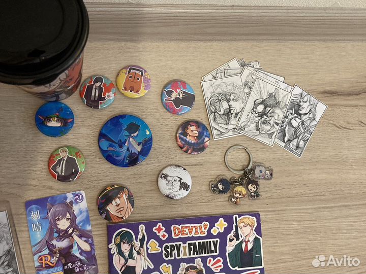 Аниме вещи по Jojo Genshin Impact Chainsaw man Mia