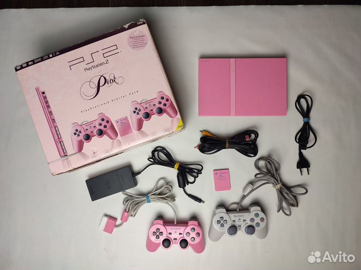 Приставки PS2 Pink / PSP Green / Pokemon Mini
