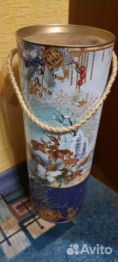 Железная подарочная туба