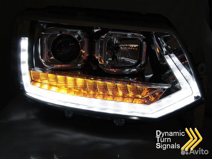 Фары с Дхо VW T5 Transporter (10-15) lpvws5