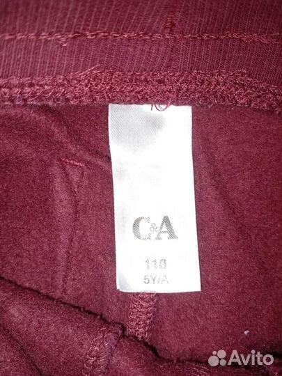 Утеплённые брюки на мальчика 110