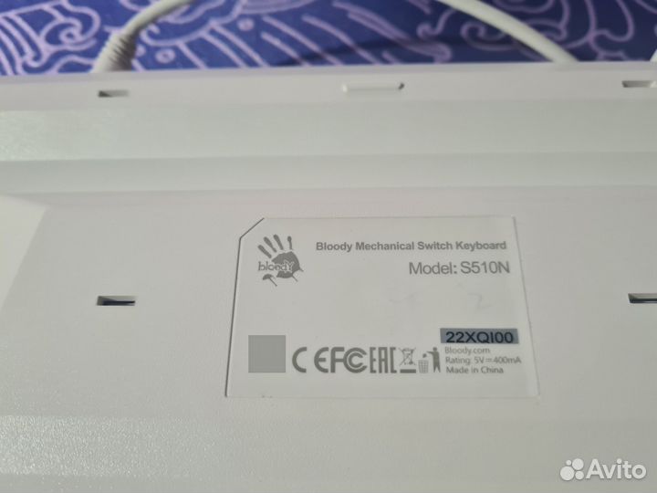 Механическая клавиатура A4tech bloody S510N