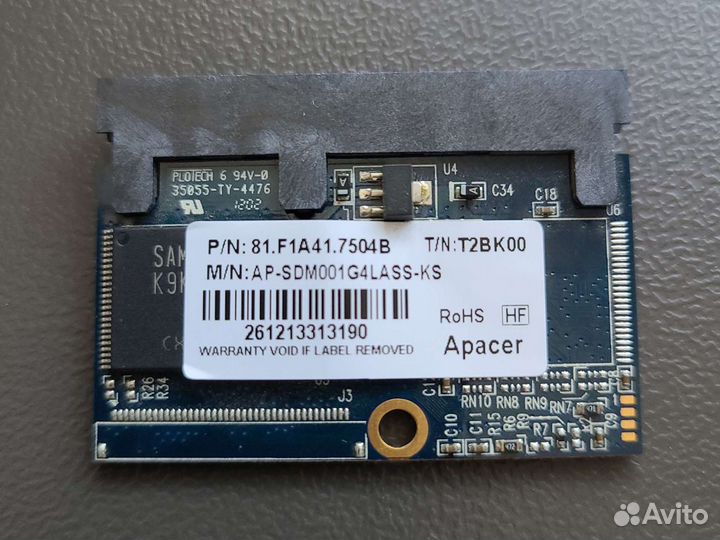 Флешпамять SATA SSD 1gb