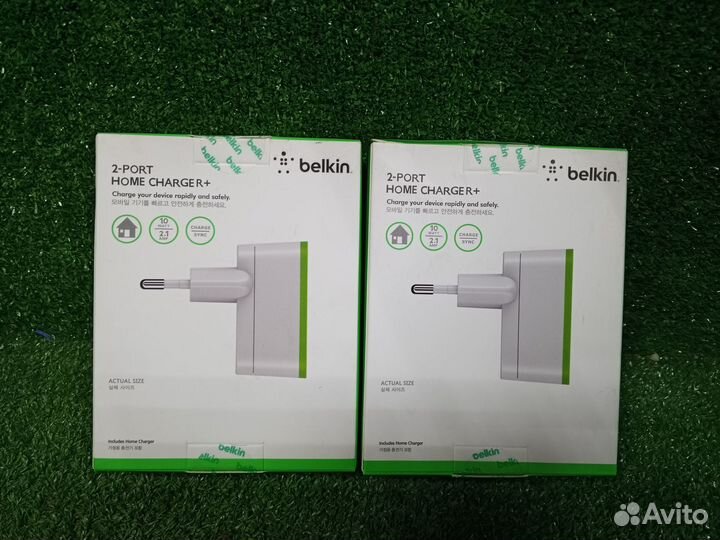 Сетевое зарядное устройство на 2 USB Belkin F8J052