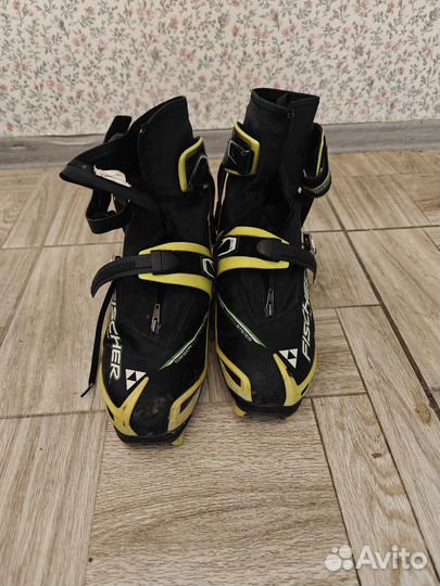 Лыжные отинки fisher гоночные конёк