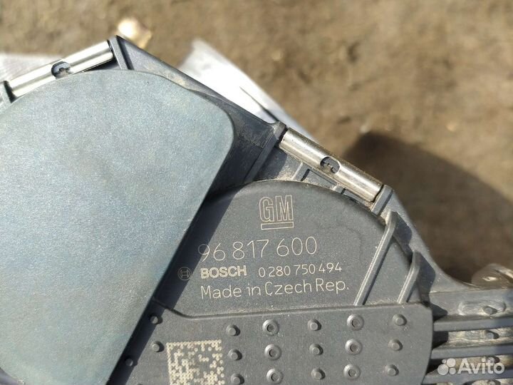 Дроссельная заслонка chevrolet cruze f-16 d3