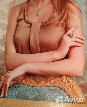 Колье,кольцо размер 18, изделие марки Florange