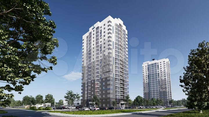 2-к. квартира, 59,6 м², 6/21 эт.